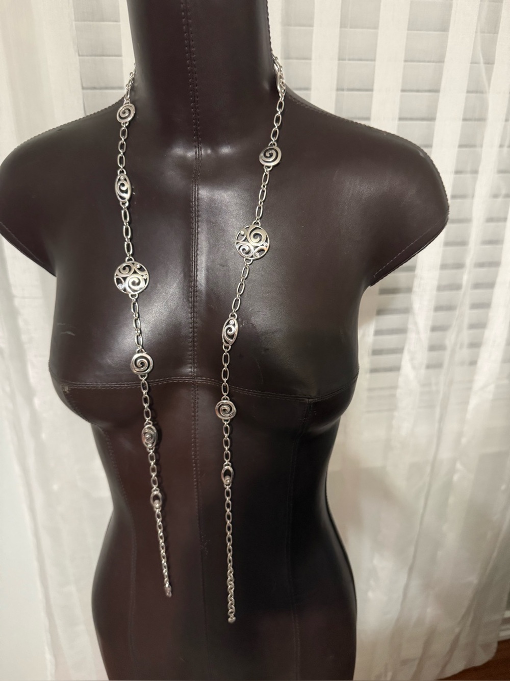 Brighton belt Silver   with Filigree Discs